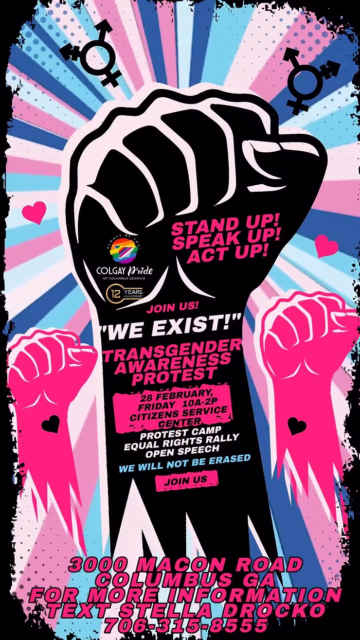 We Exist! – Transgender Awareness Protest
