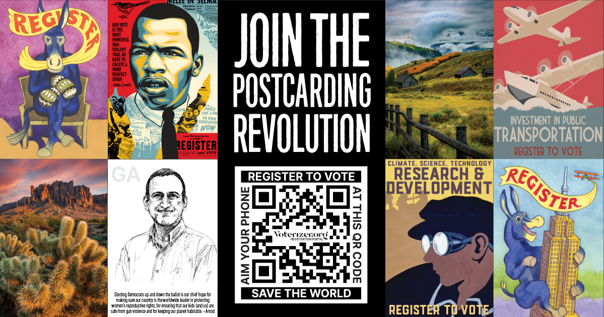 Field Team 6 Postcarding