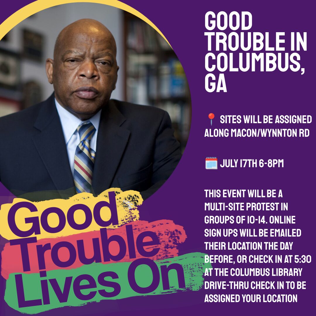 Good Trouble Multisite Protest